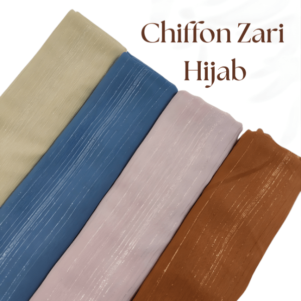 Chiffon Zari - The Hijab Palace