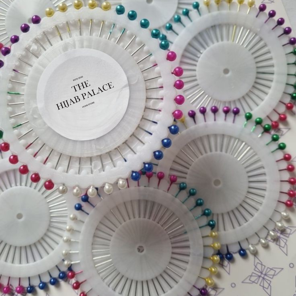 Hijab Pins (Pack of 40 Multicolor Pins)