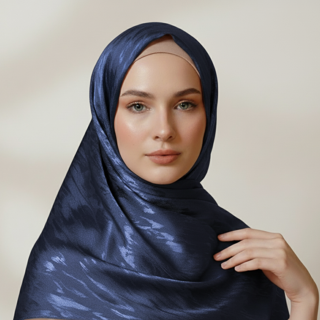 Silk - Navy Blue