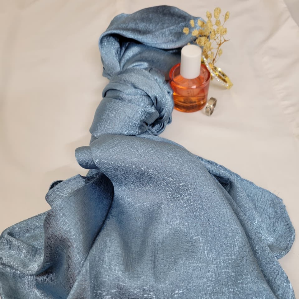 Premium Silk- Bundle Of 3 (Sky Blue, Copper And Deep Wine)