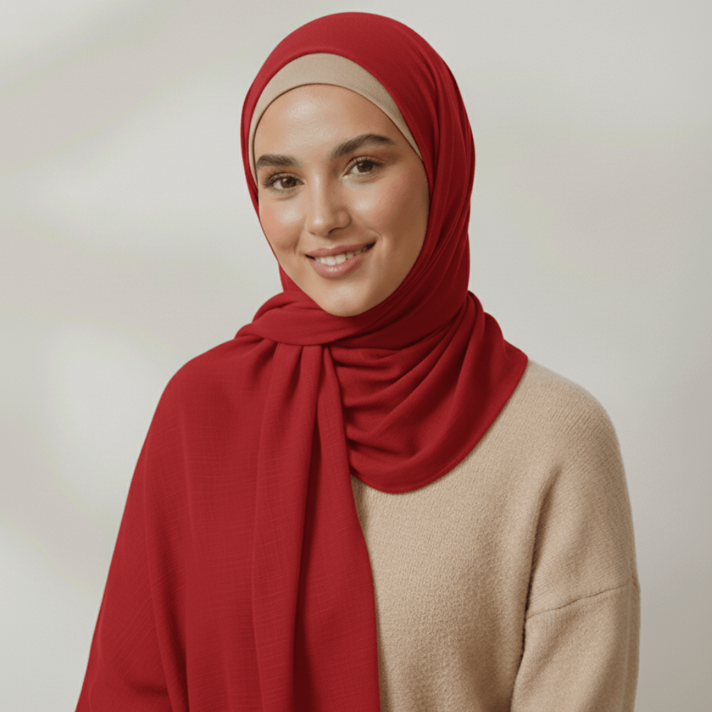 Cherry Red - The Hijab Palace