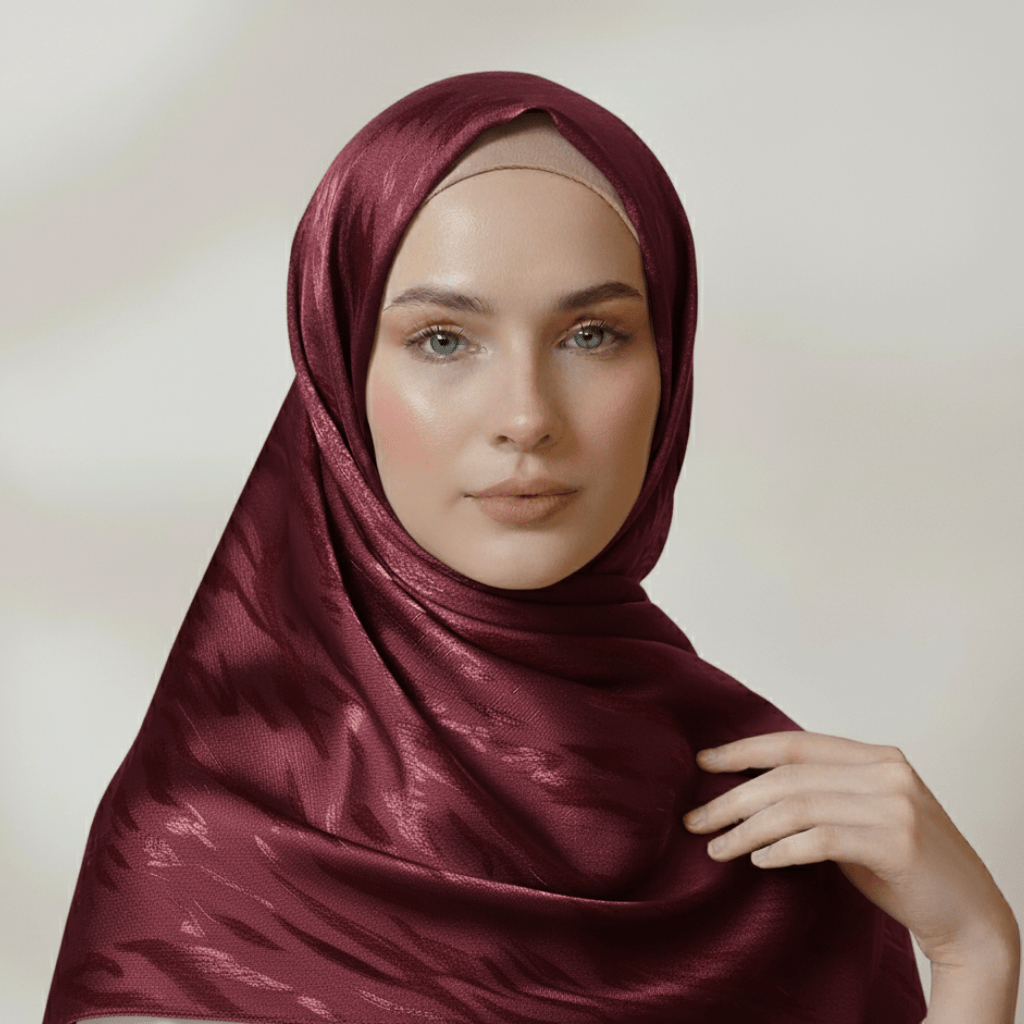 Metallic Dark Plum - The Hijab Palace