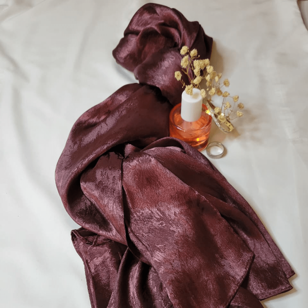 Metallic Dark Plum - The Hijab Palace