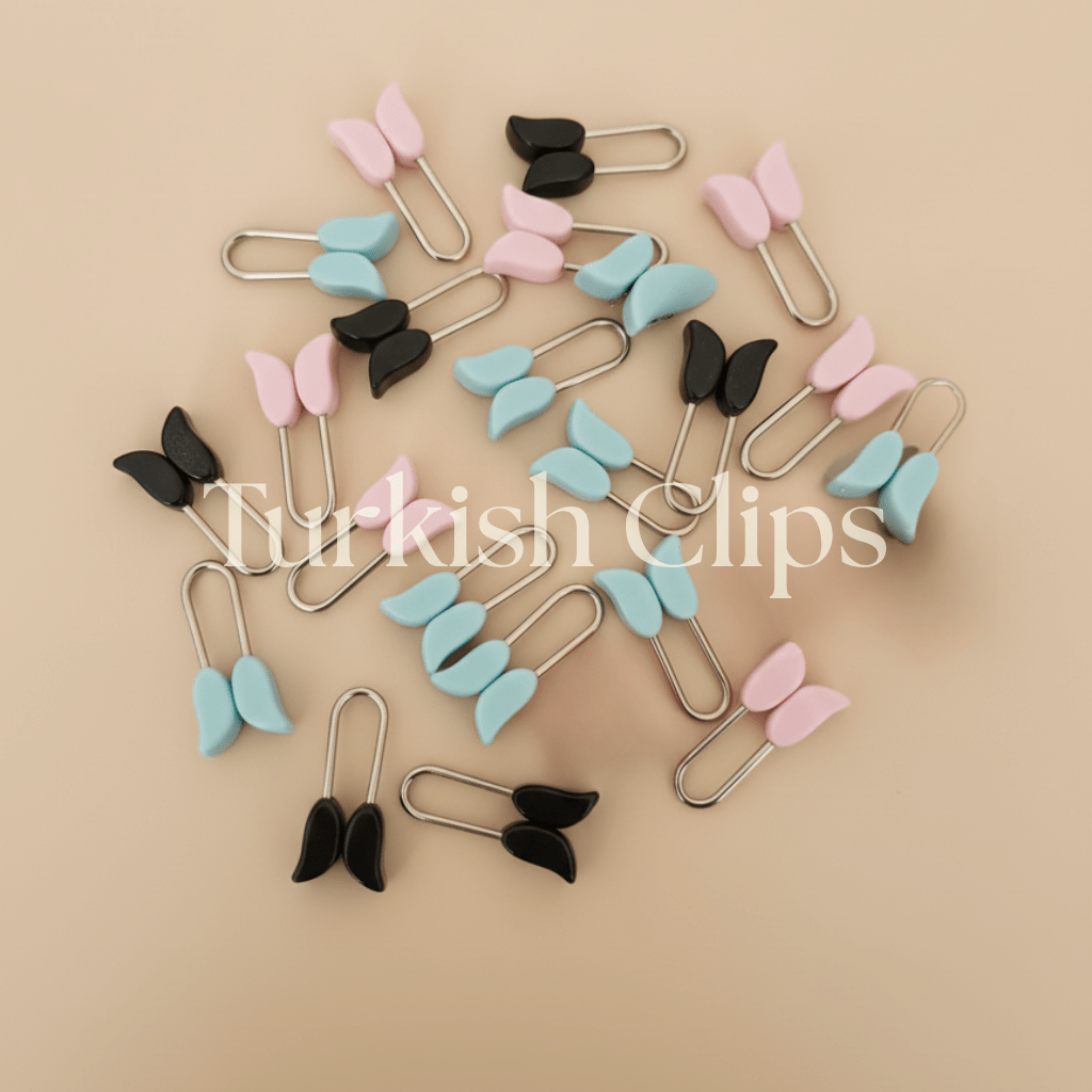Pack of 3 Turkish Hijab Clips - The Hijab Palace
